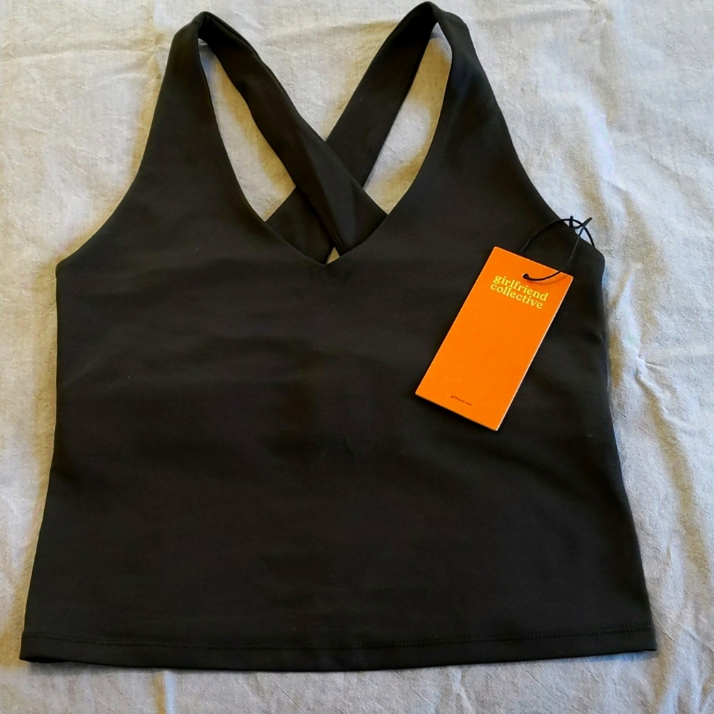 Girlfriend Collective Zoe Super Stretch Tank Top, Black